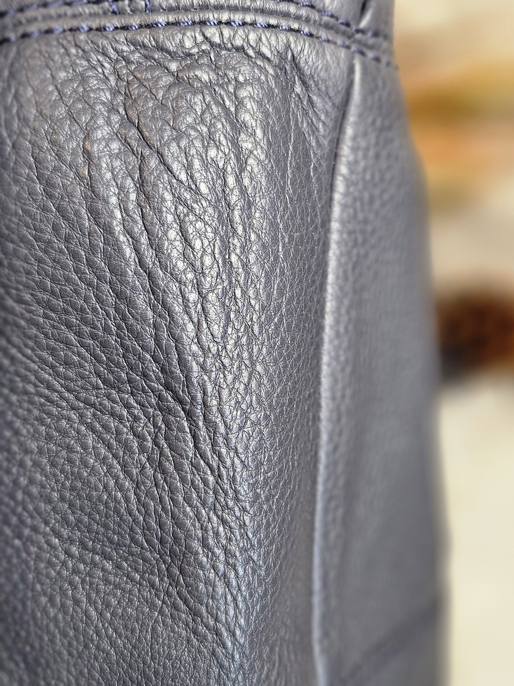 Coach Lexy Pebbled Leather Shoulder Tote with Gold Hardware - Picture 12 of 13